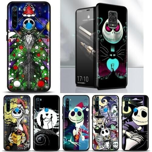 The Nightmare Before Christmas Jack Skellington for Xiaomi Redmi Note 9 Pro 8T 9S 7 8 Pro 6A 7A 8A 9A 9C 9 Prime Soft Case Cover