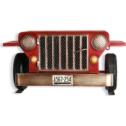 The wall rack is hung on the wall, and the flat partition in the living room and bedroom houses the iron decorative rack