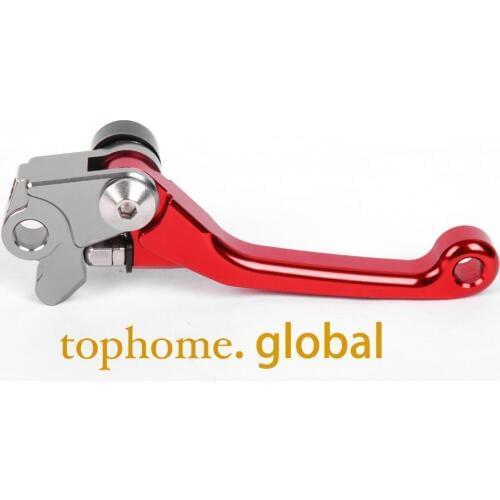 New Motorcycle Top Quality CNC Aluminum Pivot Dirt Bike Brake levers Red Colour For Honda CR125R/250R 1992-2003 1993 1994 1995