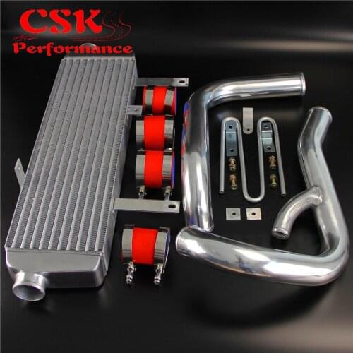 New Front Mount Intercooler Kit Fits For Legnum Mitsubishi Galant VR-4 VR4 96-02 FMIC