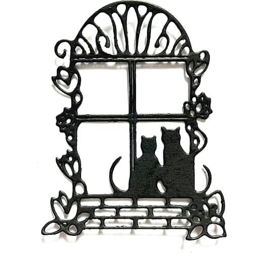 Window cat dog animal model Metal Cutting Dies DIY Scrapbook Paper Cards Embossed Decorative Craft Die Cut handmade craft