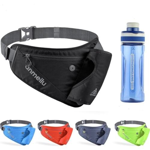 Running Waist Marathon Bag Sports Hiking Racing Gym Climbing Fitness Lightweight Hydration Belt Water Bottle Hip Waist Pack