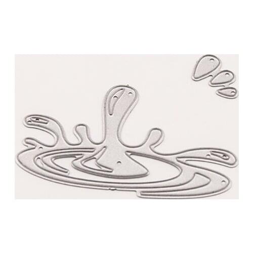 Raindrop Cutting Dies Stencil DIY Scrapbooking Embossing Album Paper Card Craft M17D