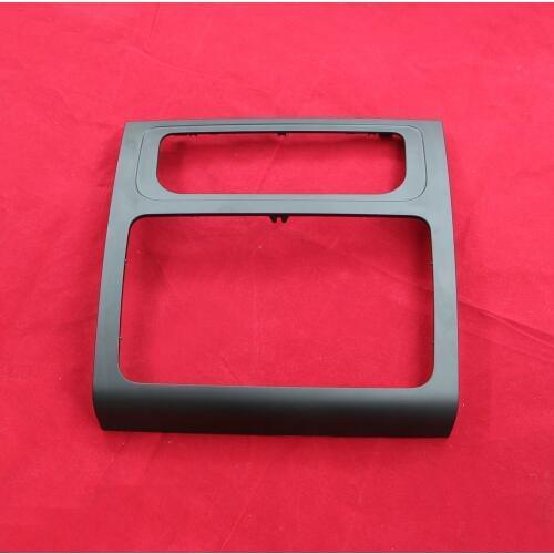 Apply to Touan 2011-2015 Center trim CD box Air conditioning switch panel frame Navigation panel Dark silver 1T0 858 071