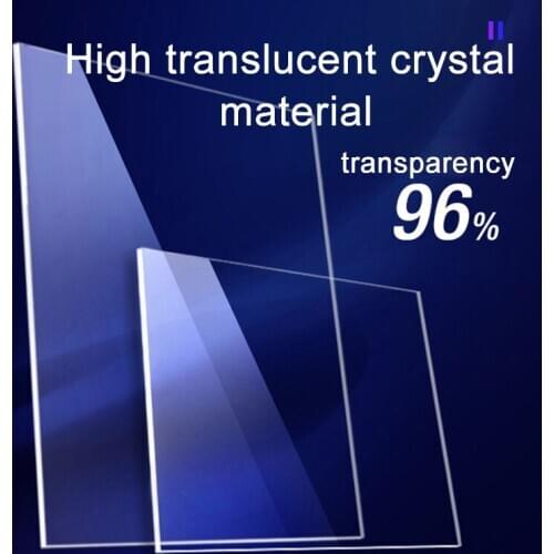 Transparent acrylic plate plexiglass panel, transparent plastic plexiglass sign, DIY screen projector thickness 1-9mm