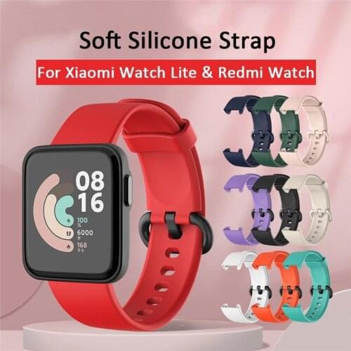 Replacement Strap For XiaoMi Mi Watch Lite Strap Silicone Watchband For XiaoMi Mi Watch Lite Smart Watch Strap Bracelet