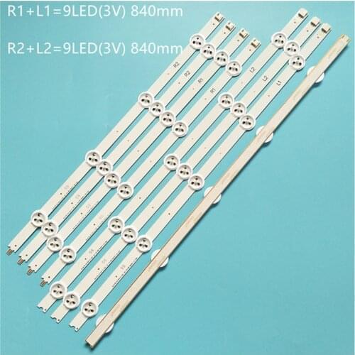 8 PCS LED Backlight Strip For 42L6453B 42L6453DB 42PFH5209 42PFT6309 6916L-1588A 1589A 1590A 1591A 6916l-1455B 1456B 1457B 1458B