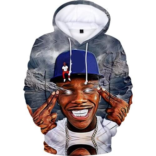 Hoodies 3D Sweatshirts Dababy Hoodie Men/women Fashion Casual Pullover Hip Hop Sweatshirts Oversized Long Sleeve 3D Hoodies