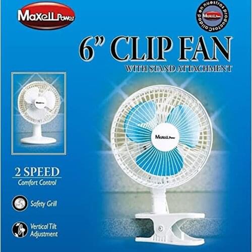 Fan 2 in one standing table top + caliper 2 speed Maxell silent Power quality, 18cm adjustable neck diameter