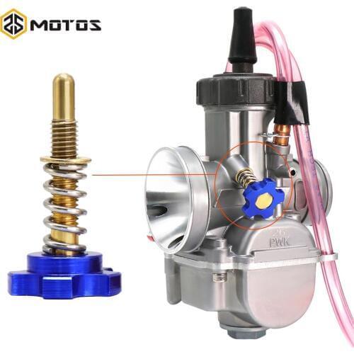 ZS MOTOS Motorcycle Carburetor Idle Speed Adjustment Screw For Universal PWK Carburetor Idle Speed Regulator Adjustment Screw