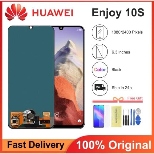 100%Original For Huawei Enjoy 10s lcd display touch screen digitizer assembly For Huawei Y8p 2020 Global / P Smart S AQM-L21 LCD