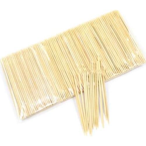 250PCS / Box Bamboo Toothpick Disposable Natural Toothpicks Family Restaurant Accessories Fruit Single Sharp Tooth Sticks