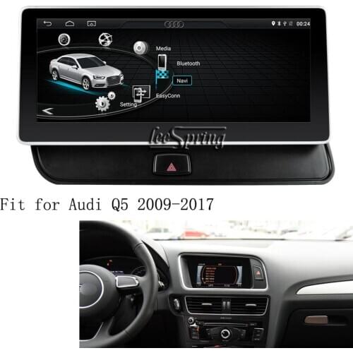 10.25 inch Android 8.1 Car media player for Audi Q5 2009-2017 GPS Navigation Upgraded Original Car Screen