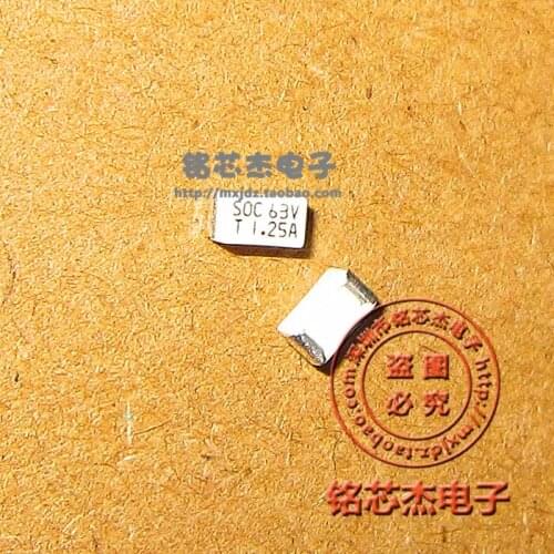 Free Shipping 10PCS/LOT SOC63V T1.25A MMCT1.25A SMD 1206 FUSE new and original in stock