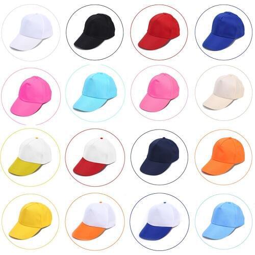 Wholesale Free Custom Factory Price Cheap 100% Polyester Men Women Baseball Cap Blank Adjustable Hat Adult Children Kids