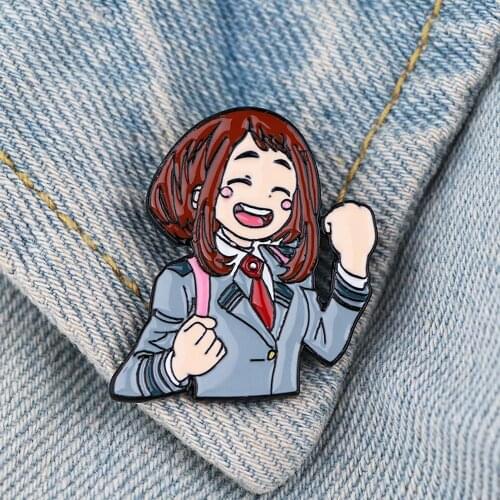 LT514 My Hero Academia Anime Japanese Enamel Pins Badge Brooch Backpack Bag Collar Lapel Decoration Jewelry Gifts for Friends