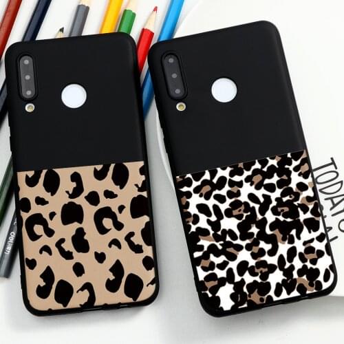 Leopard Print Fashion Case For Huawei P40 P30 P20 Mate 20 Pro Lite E P Smart Y9 Prime Y7 Y6 2019 2021 Y7P Y7a Nova 5T 8 Pro Etui