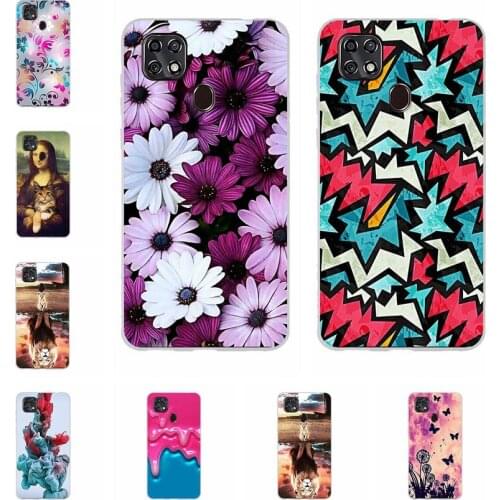For ZTE Blade 20 Smart 20smart Case Soft TPU Capa For ZTE Blade V2020 V 2020 Vita Cover Flowers For ZTE 20 Smart V2020 Vita Case