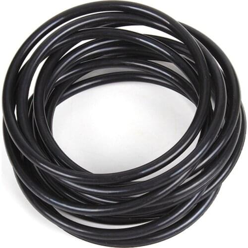 10pcs Black Silicone Bracelets Punk Rock Rubber Unisex Wristband for Women Bangles Cuff Elastic Hairband Accessories Hand Rings