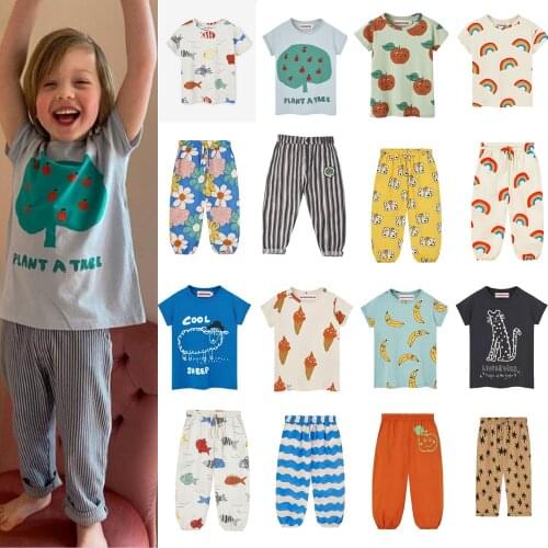 Kids Boys Girls T Shirts NADA Cute Printed Summer Thin Baby Toddler Child T-Shirts Cotton Tops Sisters Brothers Matching Clothes