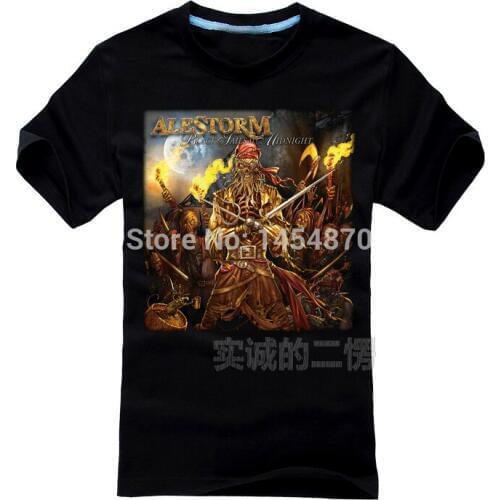 13 design Summer style Pirate Alestorm Rock Brand men women shirt 3D mma fitness skull heavy Dark Metal Cotton skateboard