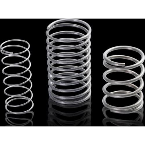 10pcs 0.2mm wire diameter 304 Stainless steel compression soft spring return pressure springs 4mm outer diameter 5mm-50mm long