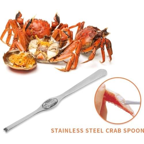 Stainless Steel Lobster Crab Crackers Picks Spoons Crab Peel Shrimp Forks Seafood Tool Kitchen Gadgets