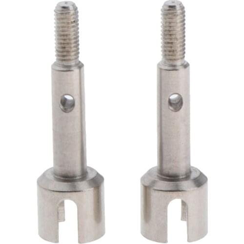 2 Pcs RC Car Metal Rear Wheel Shaft Cups for WLtoys 144001 1:14 RC Accessories