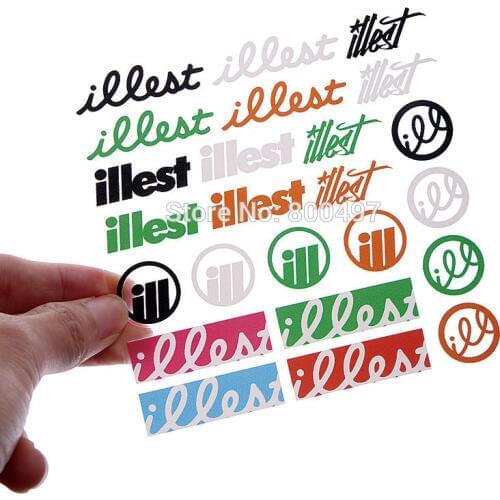 New Car Styling Creative Auto Decal Set Car Bumper Whole Body Decal Waterproof Decorative Vinyl Set for Illest