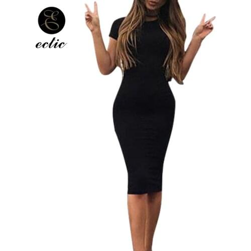 Tight Fitted Summer Holiday Dresses Women Robe Femme Ete 2021 Sexy Slim Short Sleeve Solid Club Party Green Midi Dress Sukienka