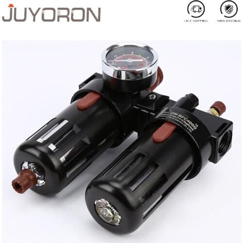Pneumatic Air Filter Pressure Regulator Valve BFC-2000 3000 4000 1/4 3/8 1/2 Lubricator Compressor Oil Water Separtor BFC2000
