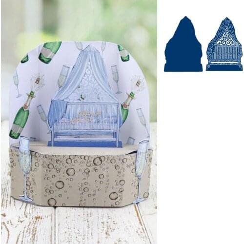 Dies Scrapbooking Metal Rock a Bye Cutting Dies Craft Embossing Make Paper Greeting Card Making Template DIY Handmade 2021 New