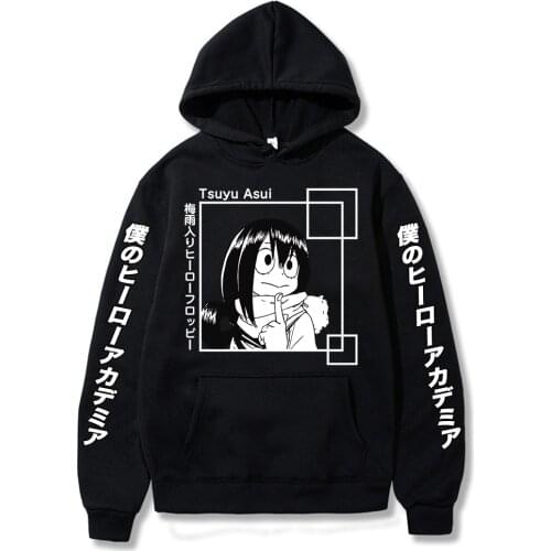 My Hero Academia Tsuyu Asui Froppy Hoodies Sweatshirt Unisex Clothes Men Women Moleton