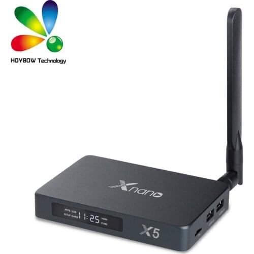 10pcs Original X5 Xnano Smart TV BOX Android 6.0 +OpenWRT(NAS) Realtek RTD1295 2G/16G dual WIFI Bluetooth 1000M LAN Media Player