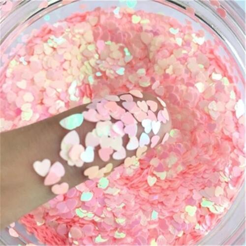 Ultrathin Pink Star Heart Butterfly Sequins Nail Art Glitter Mini Paillettes Eo-Friendly PET Wedding Decor Manicure Material 8g
