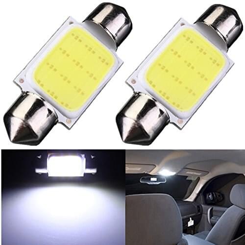 High Quality DC12V Super Bright Car Interior Dome Festoon LED Light Bulbs Lamp Reading Light 10pcs/lot
