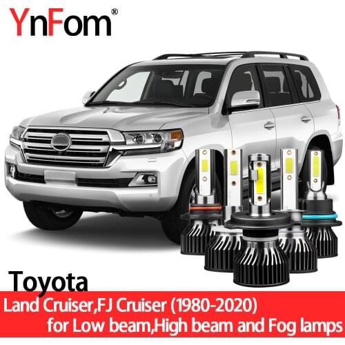 YNFOM LED Lights kit for Toyota LandCruiser J60-J200 FJ 1980-2020 low/high light,fog lamp,car accessories,car headlight bulbs