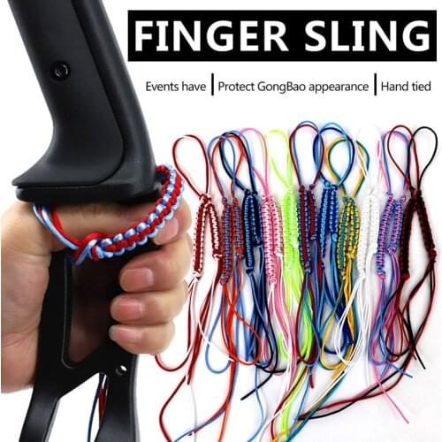 1pc Archery Handcraft Finger Sling in Adjustable for Recurve Bow Accessories