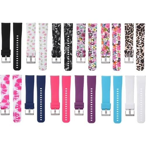 1Pcs Replacement Wrist Band Strap For Garmin Vivoactive 3 For Samsung Gear Sport S4 Sports Accessories 14 Colors