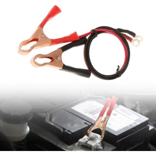 2pcs 50A Battery Terminal Clamp Car Battery Clamps Crocodile Cable Clip Car Van Battery Test Lead Clips Alligator Clips Tools