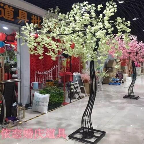 2019 New 2.8M Wedding Decorative Props Lead Cherry Tree, Iron Arch Road Lead Frame, Cherry Tree Road Lead Flower Arrangement