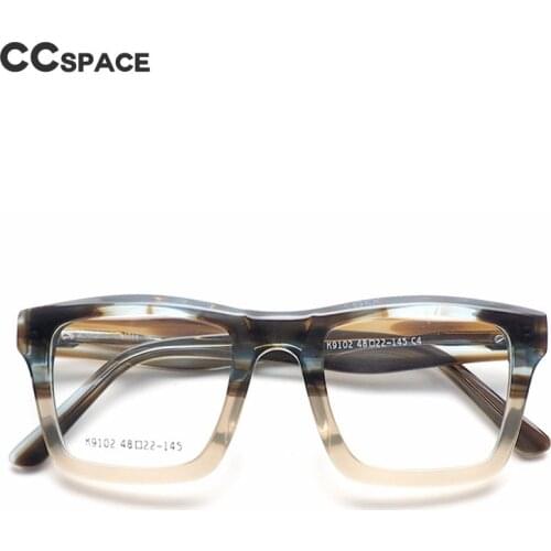 49528 Acetate Glasses Frames Big Frame Men Women Optical Fashion Computer Eyeglasses