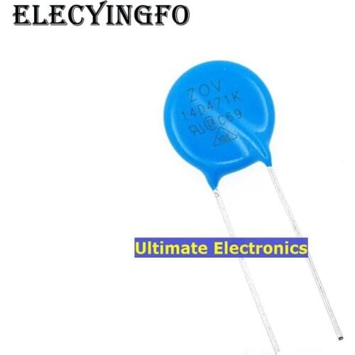 50pcs Varistors 14D471K 470V Varistor Metal voltage dependent resistor