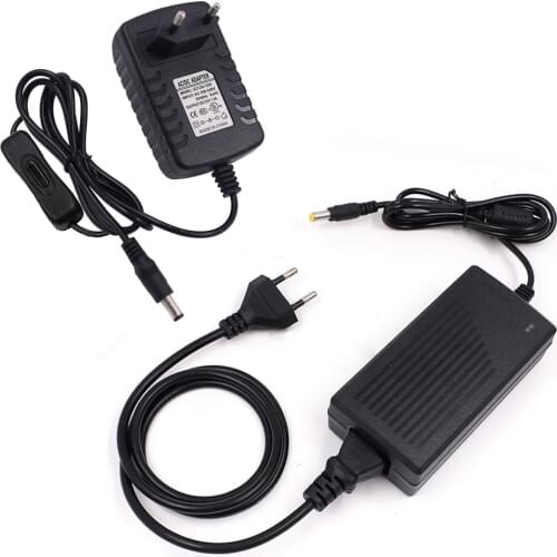 DC 12V Power Supply Adapter 1A / 2A / 3A / 5A For 5050 3528 LED Strip Light Accessoires 220V to 12V Transformers Switching Adapt