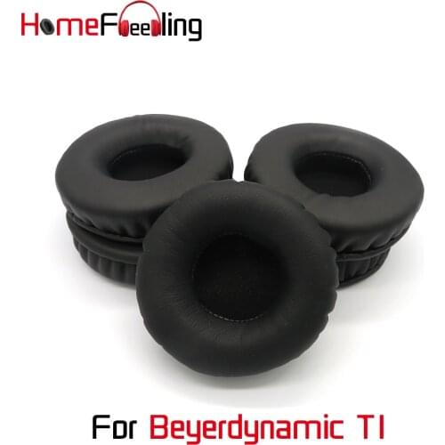 Homefeeling Ear Pads For Beyerdynamic T1 Earpads Round Universal Leahter Repalcement Parts Ear Cushions