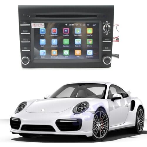 Car Android Internet Multimedia Navi For Porsche 911 997 Carrera S Turbo GPS Audio Stereo CarPlay 360 Bird View Navigation