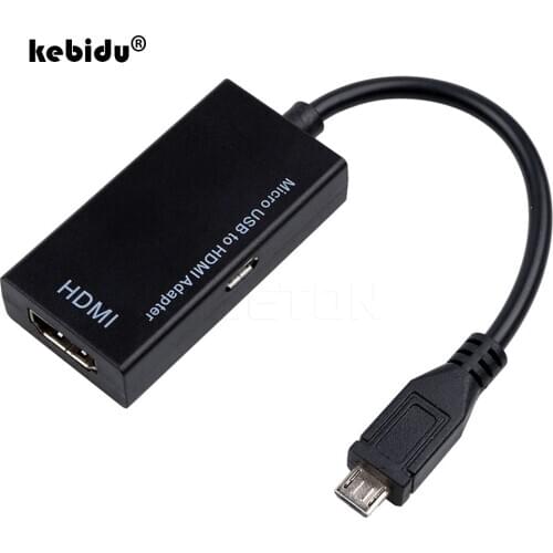Kebidu Micro USB to HDMI-compatible Male to Female High Speed HDTV Adapter Converter Cable for Phone for Mobile Phone Wholesale