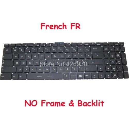 Keyboard For MSI GS72 6QC-067XFR WT72 6QI-422FR 6QL-825FR GE62VR 6RF-027UK 7RF-291UK GS72 6QE-217UK 6QE-258UK GT72 6QF-032UK