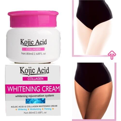 Kojic Acid Whitening Cream Bleaching Body Lightening Cream Underarm Armpit Whitening Cream Legs Knees Private Parts Whitening