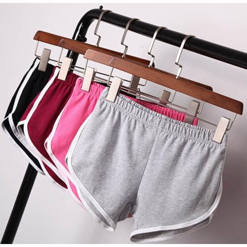 Summer Women Elastic High Waist Yoga Shorts Casual Cotton Yoga Short For Running Gym Fitness Sportswear 4 Style